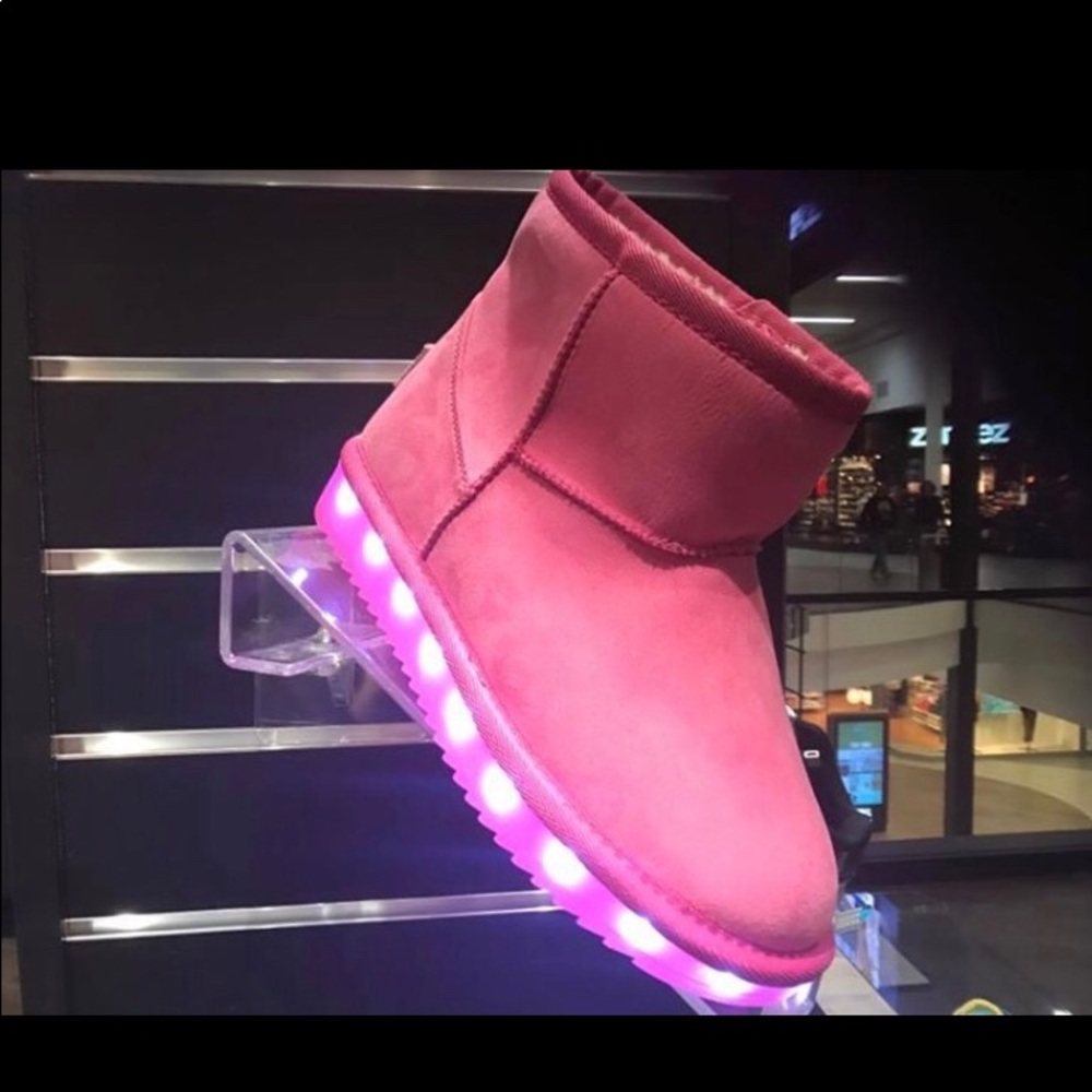 Light up boots, rechargeable, water proof sole